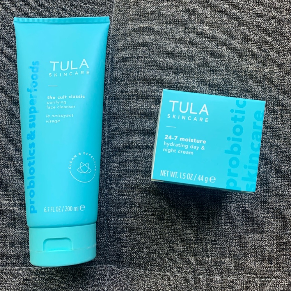 Tula Moisturizer and Face Cleanser